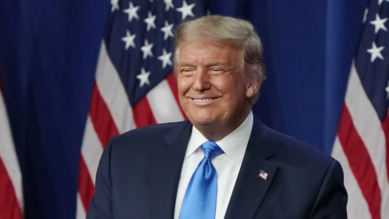 trump smile