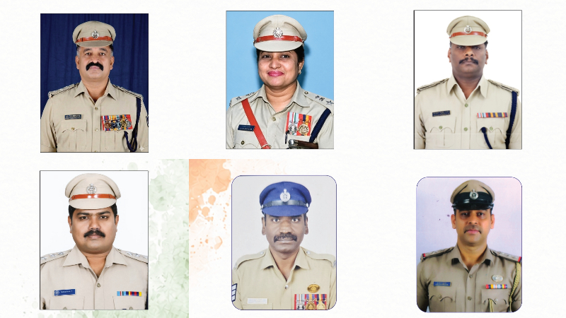 18 police who got President medal