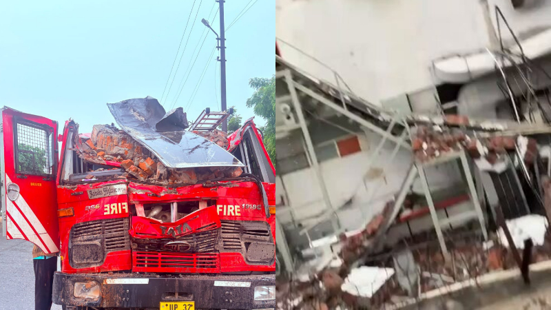 2 Firefighters Killed 3 Injured In Massive Fire At Greater Noida Factory