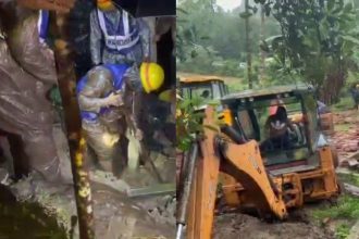 3 including a child were killed when a hill collapsed on house in Tirthahalli