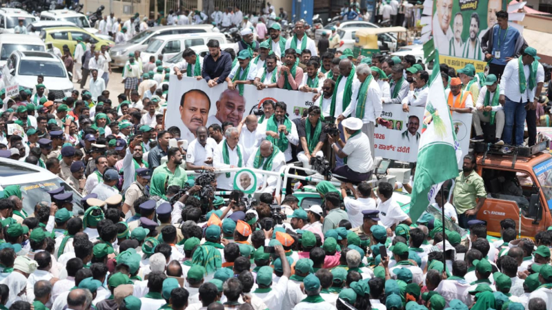 ರೈತರ ಹೊಟ್ಟೆ ಮೇಲೆ ಹೊಡೆದು ಟೌನ್ಶಿಪ್ ಮಾಡಬೇಡಿ - ಸರ್ಕಾರದ ವಿರುದ್ಧ ಹೆಚ್ಡಿಡಿ ವಾಗ್ದಾಳಿ 13 Bidadi Township