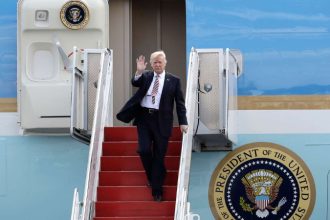 Donald Trump air force one