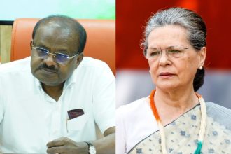 HDK and Sonia Gandhi