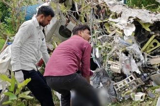 Kanpur Aircraft Crash Two Pilots Killed