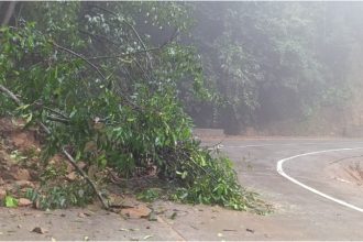 Landslide Hits Devimane Ghat