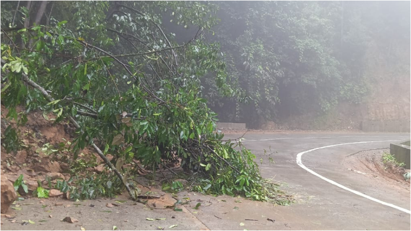 Landslide Hits Devimane Ghat