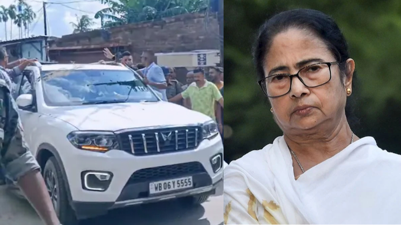 Mamata Banerjee Alleges Attack On Car Near Kolkata