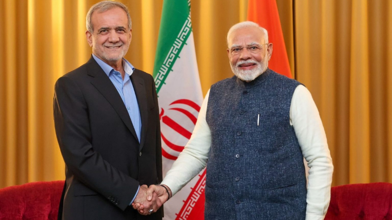 Narendra Modi Masoud Pezeshkian