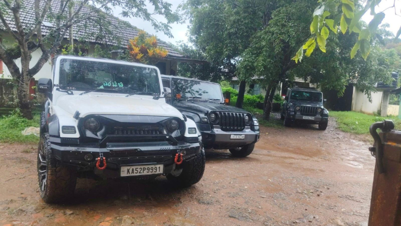 ಸಕಲೇಶಪುರದಲ್ಲಿ ಆಫ್ ರೋಡ್ ಪುಂಡಾಟ: ಬೆಂಗಳೂರಿನ 7 ಥಾರ್ ಜಪ್ತಿ
