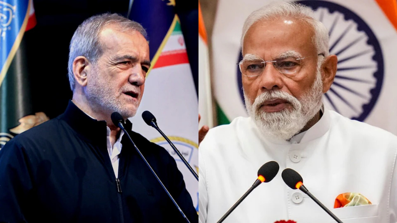 PM Narendra Modi Iran President Masoud Pezeshkian