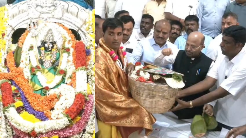 Ramanagara Karaga Mahotsava Iqbal Hussain Madilakki Seve