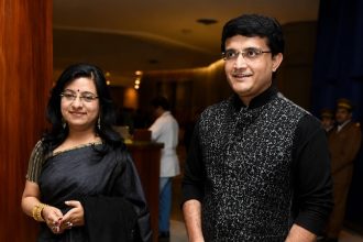 Sourav Ganguly and wife