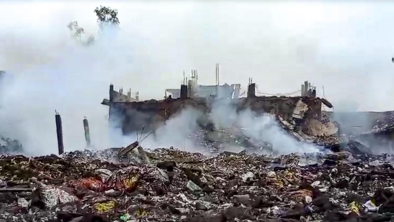 UP Kaushambi Firecracker Factory Blast