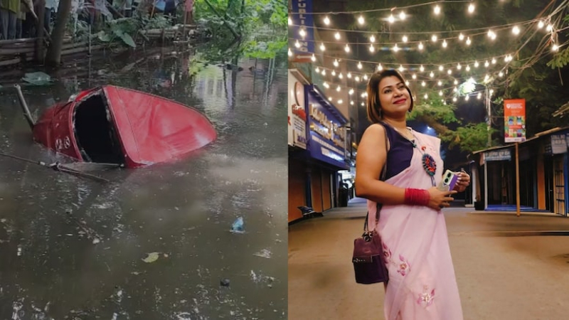Woman 42 Takes Car Out For Driving Practice Drowns In Pond In Kolkata