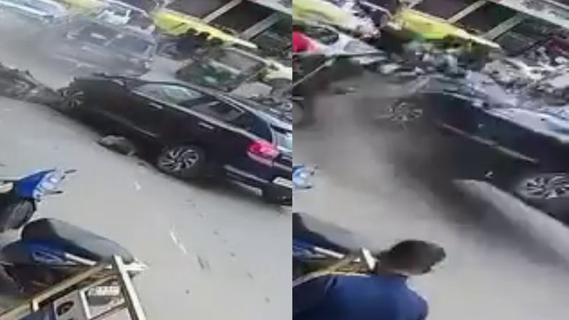 biker dies after car crashes into vehicles in bengaluru