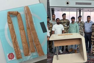 gold like powder seized