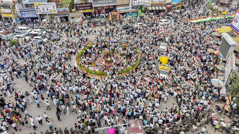 jharkhand students protest
