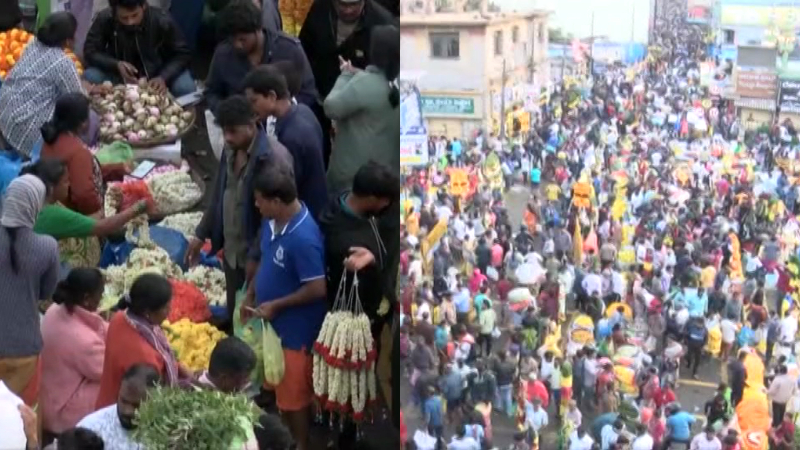 k.r. market varamahalakshmi festival