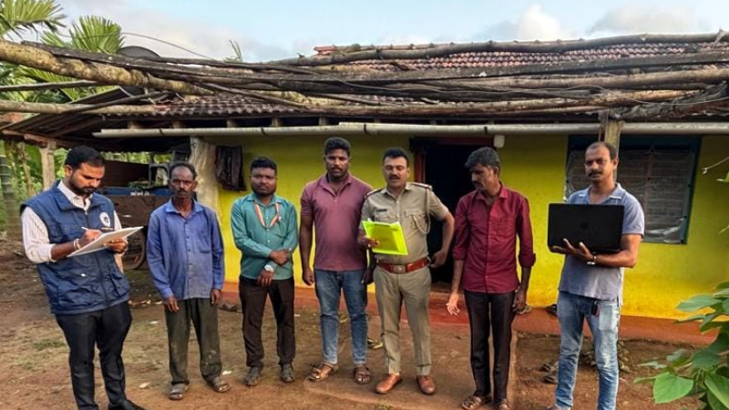 man arrested for shooting a stray dog dead in Sagar or Anandapura