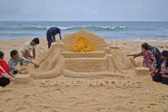 nagara panchami sand art