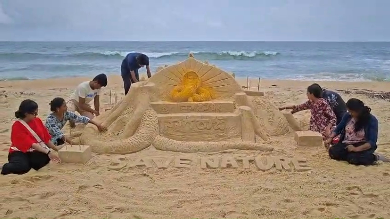 nagara panchami sand art