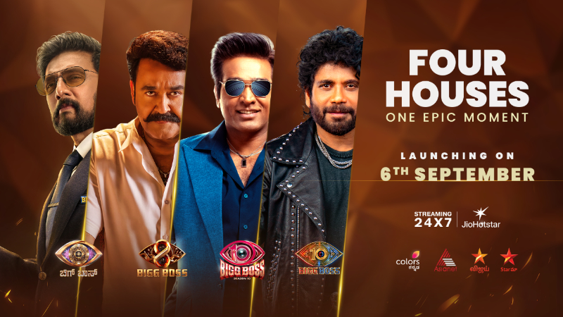 new record in bigg boss four language versions launched simultaneously