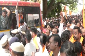 old hubballi pushkarini protest