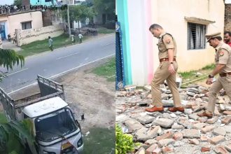 school canopy collapses in UP 1