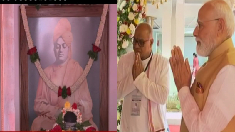 LIVE UPDATES: ವಿವೇಕ ಸ್ಮಾರಕ ಸಾಧಕರಿಗೆ ಒಂದು ಧ್ಯಾನ ಕೇಂದ್ರ: ಮೋದಿ 23 vivekananda memorial modi