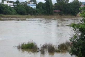 woman jumps into tunga river with three children mother and child rescued two girls missing in shivamogga