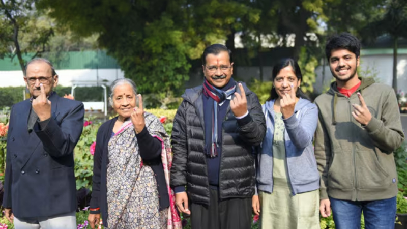 Arvind Kejriwal Family