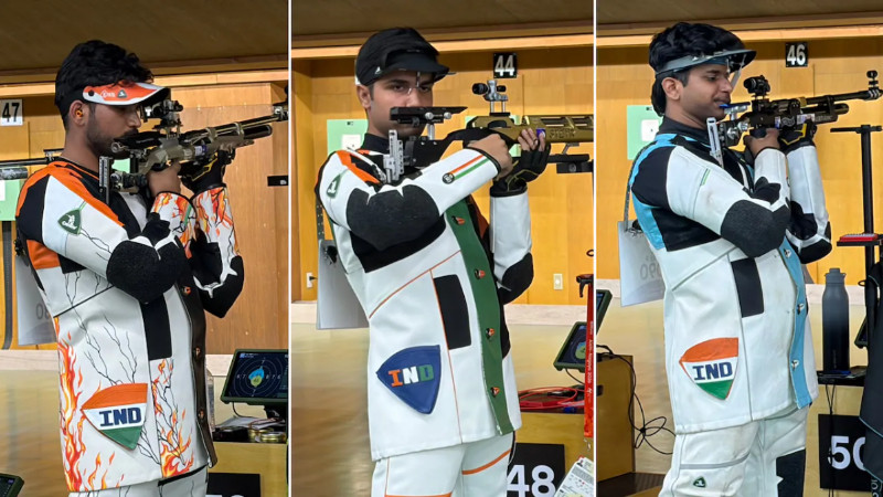 Asian Games 2026 Himanshu Dhillon Parth Mane and Rudrankksh Patil