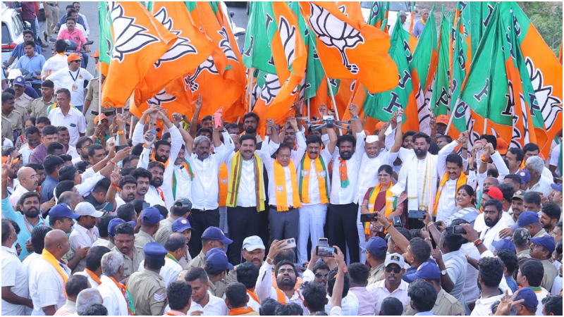 BJP Padayatra Ballari 1