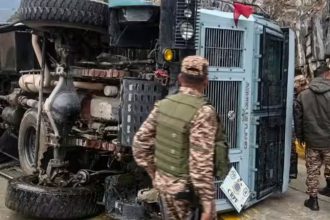 BSF vehicle overturns