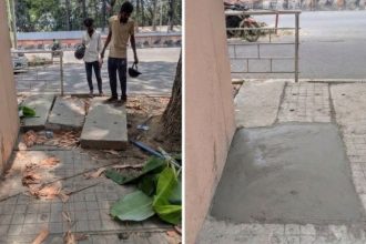 Bengaluru BharatAgri CEO Siddharth Dialani gets broken footpath fixed for Rs 2700 after complaints go unanswered