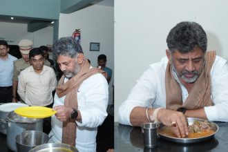 CM DK Shivakumar Visits Kanakapura BCM Hostel