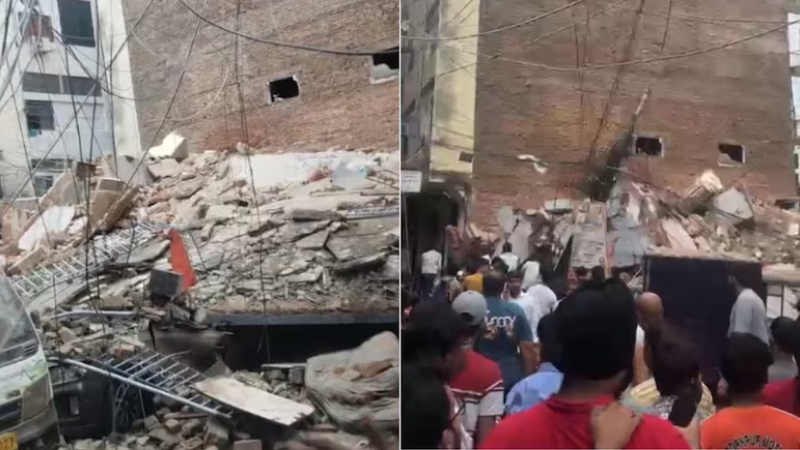 Delhi Building Collapse