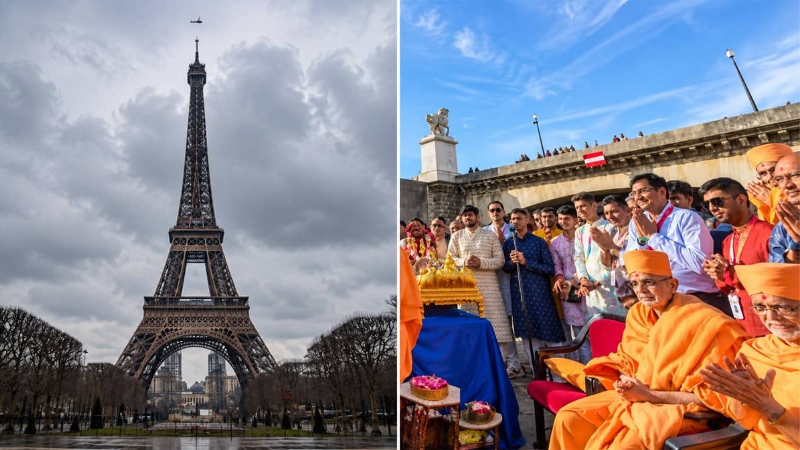 Eiffel Tower Staff Strike Over Claims Female Employees Were Sidelined During Hindu Groups Visit