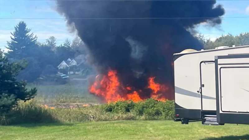 F16 Jet Crash 2