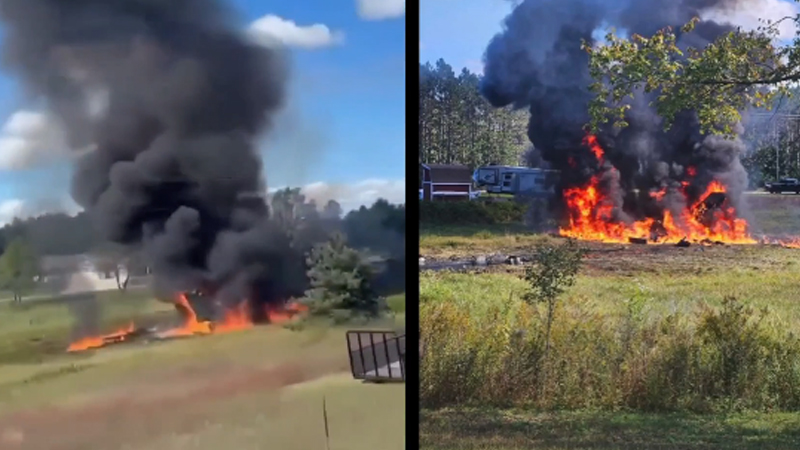 F16 Jet Crash