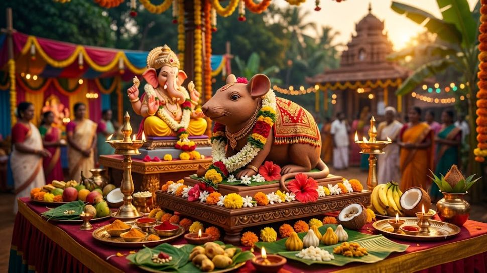 ಗಣೇಶನಿಗಷ್ಟೇ ಅಲ್ಲ ಮೂಷಿಕನಿಗೂ ವಿಶೇಷ ಪೂಜೆ; ಉತ್ತರ ಕರ್ನಾಟಕದ ವಿಭಿನ್ನ ಆಚರಣೆ 11 Ganesh chaturthi 1 1