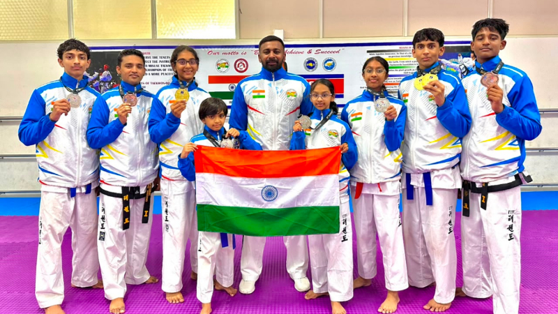 Hebbals NFC team wins 3 gold medals at World Taekwondo Championship