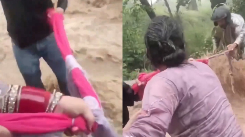 Himachal Pradesh Newlyweb couple saved biker using duppatta