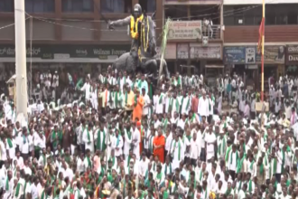 Hubli Former Protest