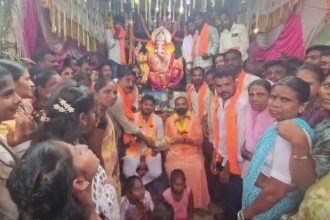 Huvina Hadagali Ganesha Idol Reinstalled After Row