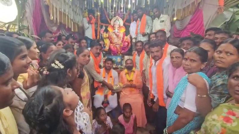 Huvina Hadagali Ganesha Idol Reinstalled After Row