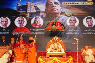 ISKCON Bengaluru Celebrates ‘Vishwaguru Title Conferred on Srila Prabhupada 3