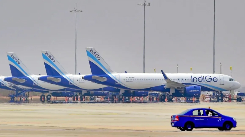 IndiGo Flight Landed Lucknow Airport