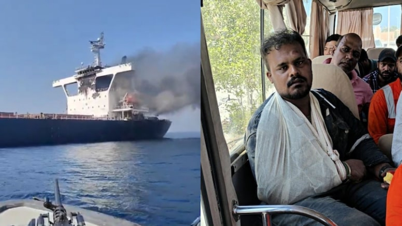 ಓಮನ್ ಕರಾವಳಿಯಲ್ಲಿ ವಾಣಿಜ್ಯ ಹಡಗಿನ ಮೇಲೆ ದಾಳಿ – ಭಾರತೀಯ ನಾವಿಕ ಸಾವು, 19 ಮಂದಿಯ ರಕ್ಷಣೆ
