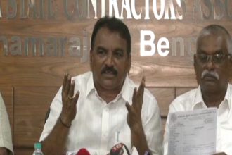 Karnataka Contractors Association President Manjunath